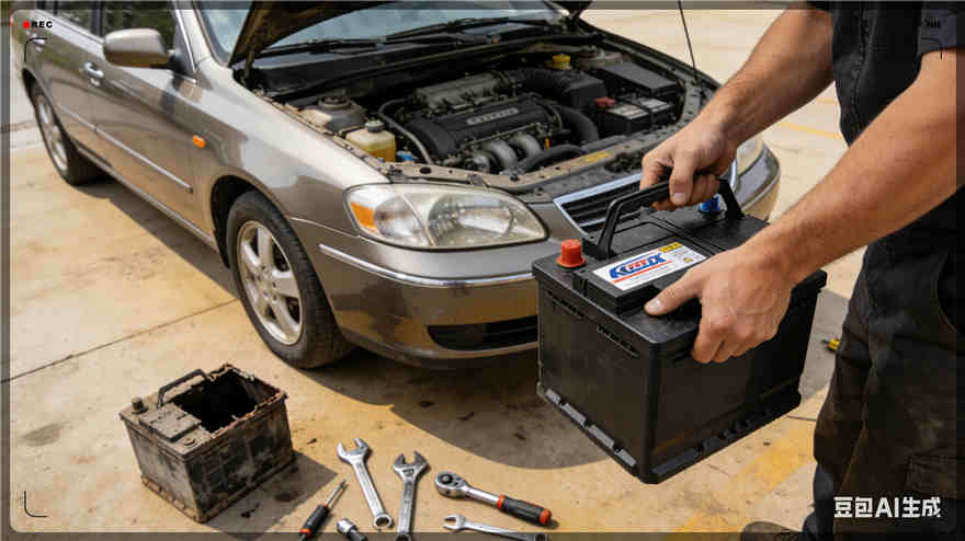 仪征汽车换电瓶电话【案例】